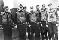 Photo # NH 44760: Officers on USS Northern Pacific, circa 1918