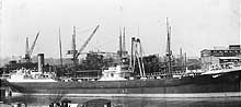 Photo # NH 70462: Tanker Silver Shell at Wilmington, Delaware