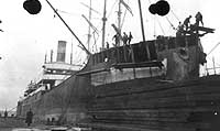 Photo #  NH 101432:  S.S. Dubhe under repair, circa 1918