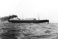 Photo #  NH 102021:  S.S. Maui underway in 1917