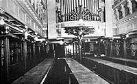 Photo # NH 103064:  Enlisted Men's mess hall on USS Louisville, circa 1918